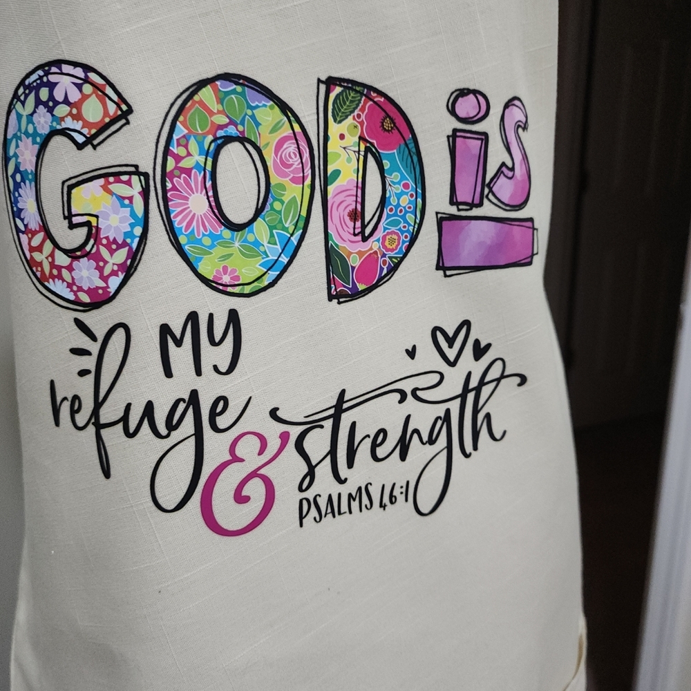 Hand-made Apron with a message - Picture 2 of 4